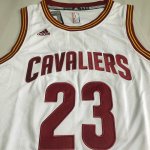 Maillot de Basket #23 James Cleveland Cavaliers authentique Blanc